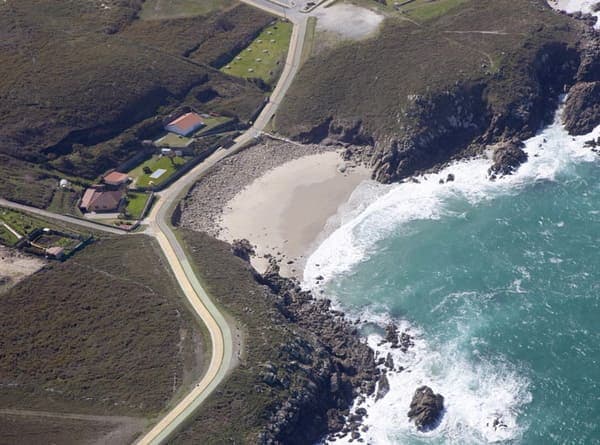 Fotografía de la playa de A Hucha 